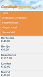 Mobile Screenshot of goedkopevliegtickets.net